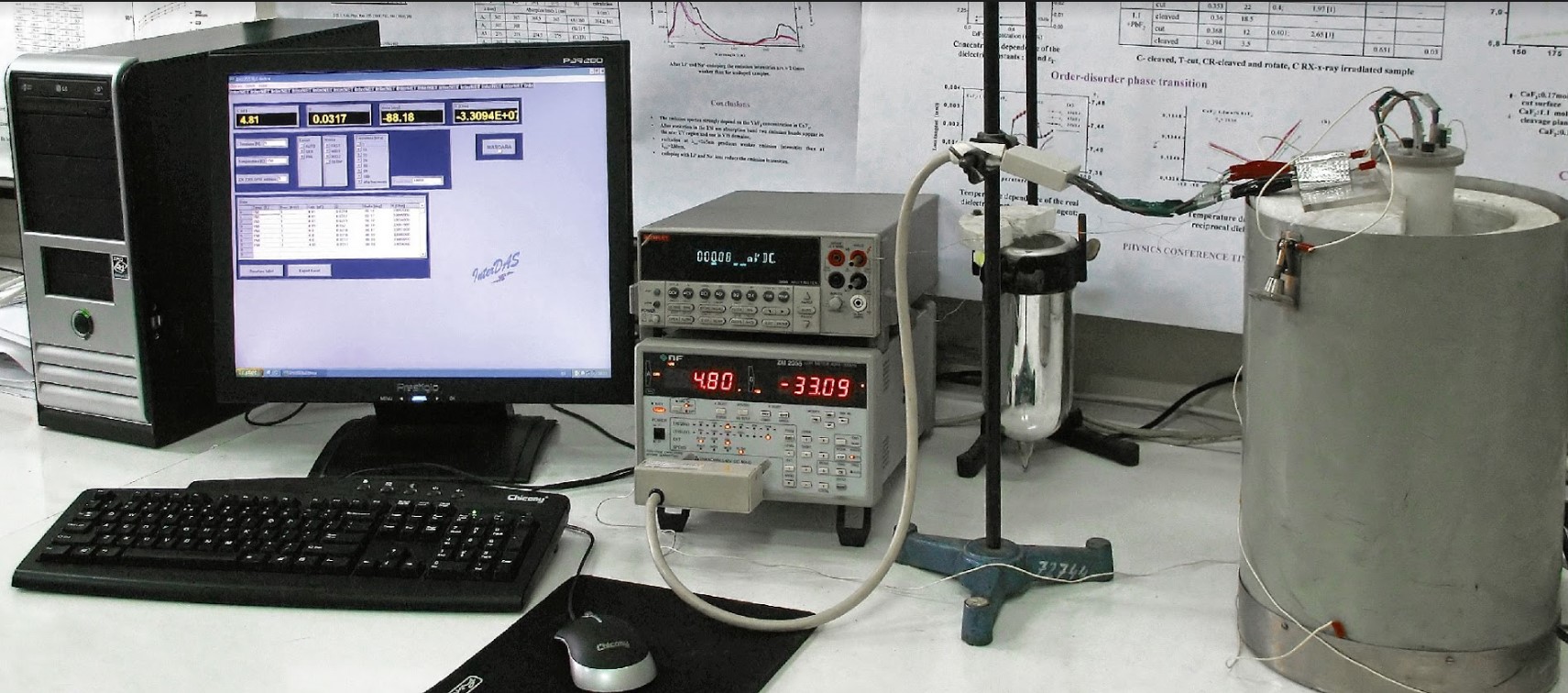 Programmable RLC meter for dielectric measurements