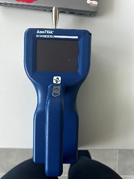 Portable laser analyzer (counter) of air particles