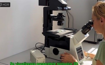 Inverted microscope with Hoffman optics