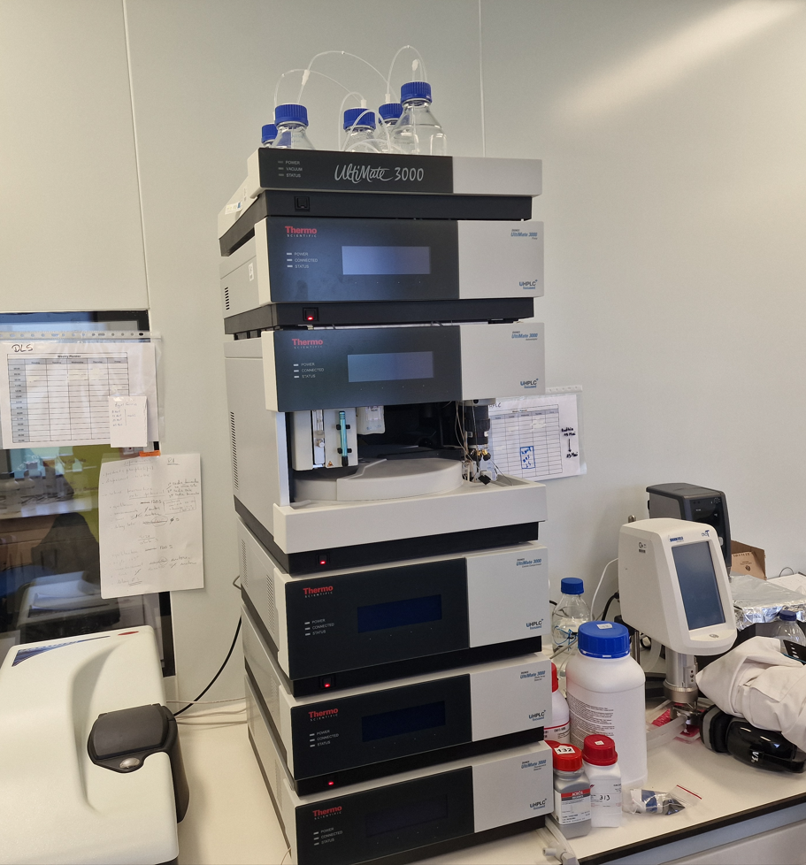 HPLC System with DAD and Fluorescence Detectors