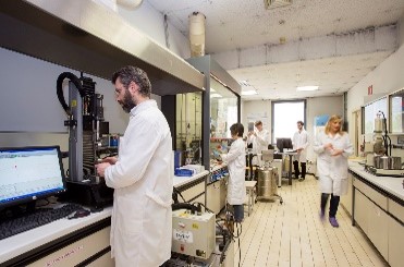 Laboratory for preparation, testing and development of materials